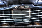 antique, old truck, auto grill