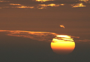 sunset, pacific ocean, Hawaii sunset