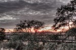 Sunset, marsh, twilight, Florida